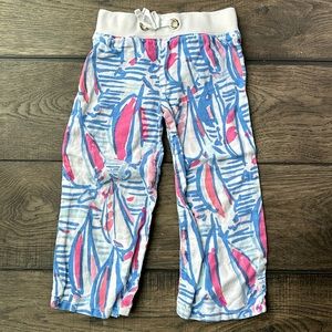 Girls Lilly Pulitzer linen pants 2T-3T